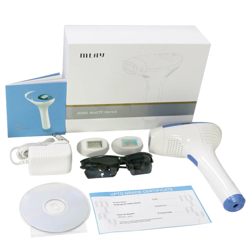 Mlay T3 IPL Hair removal Epilator a Laser Permanent Malay Hair Removal Machine Body Electric depilador a Laser 500000 Flashes