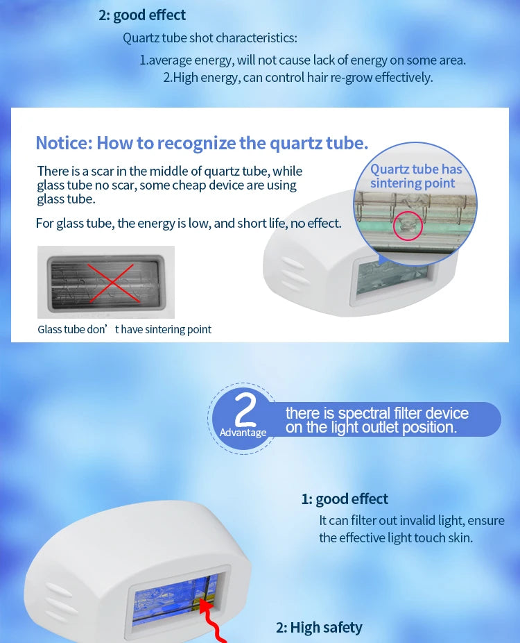 Mlay T3 IPL Hair removal Epilator a Laser Permanent Malay Hair Removal Machine Body Electric depilador a Laser 500000 Flashes