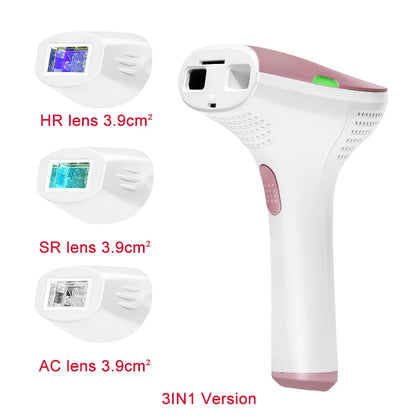 Mlay T3 IPL Hair removal Epilator a Laser Permanent Malay Hair Removal Machine  Body Electric depilador a Laser 500000 Flashes