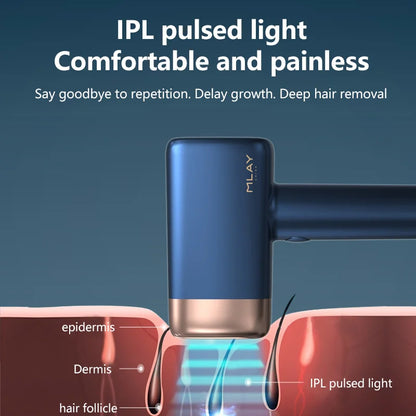 MLAY T14 Laser Hair Removal Permanent Malay IPL Epilator Ice Cool Painless Depilador a Laser 500000 Flashes Face Body Epilator