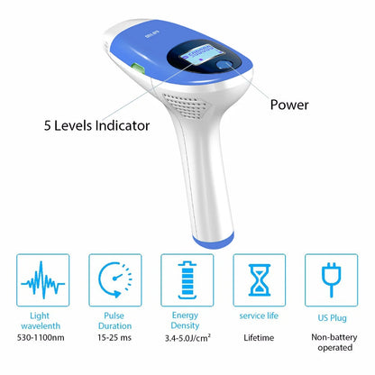 Mlay T3 IPL Hair removal Epilator a Laser Permanent Malay Hair Removal Machine  Body Electric depilador a Laser 500000 Flashes
